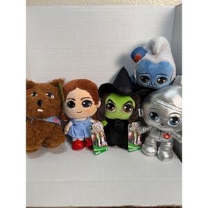 Warner Bros. Wizard Of Oz By Jazwares - 2025 Full Set Of Plush 8" Dolls-‎ 5 NEW